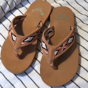 Roxy flip flops!